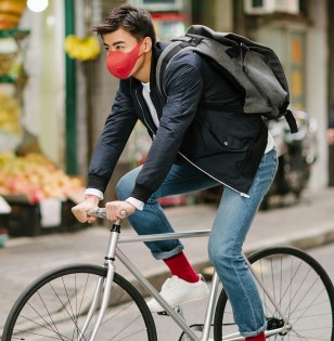 Маска для очищення повітря Xiaomi Mi Home (Mijia) AirWear Mask Red (SCY4001RT)
